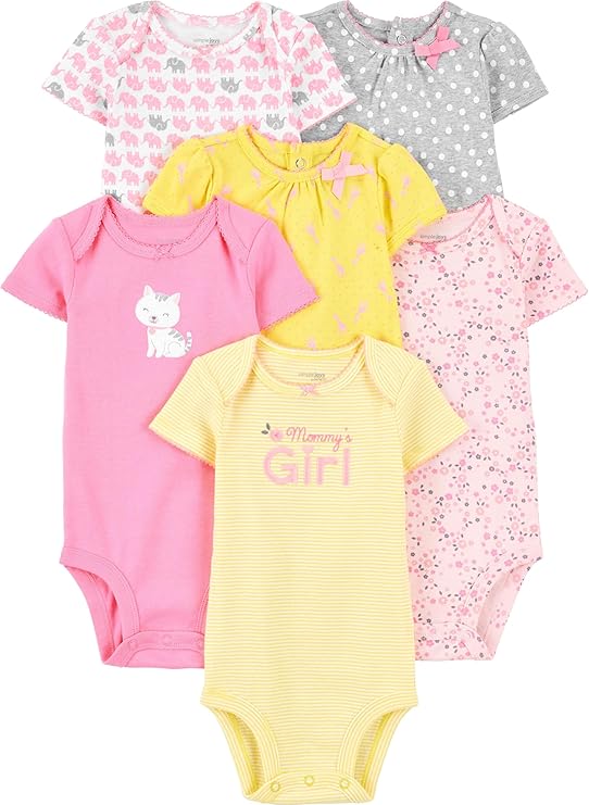 Body Pacote com 6 bodies sem mangas Simple Joys by Carter'sMeninas.