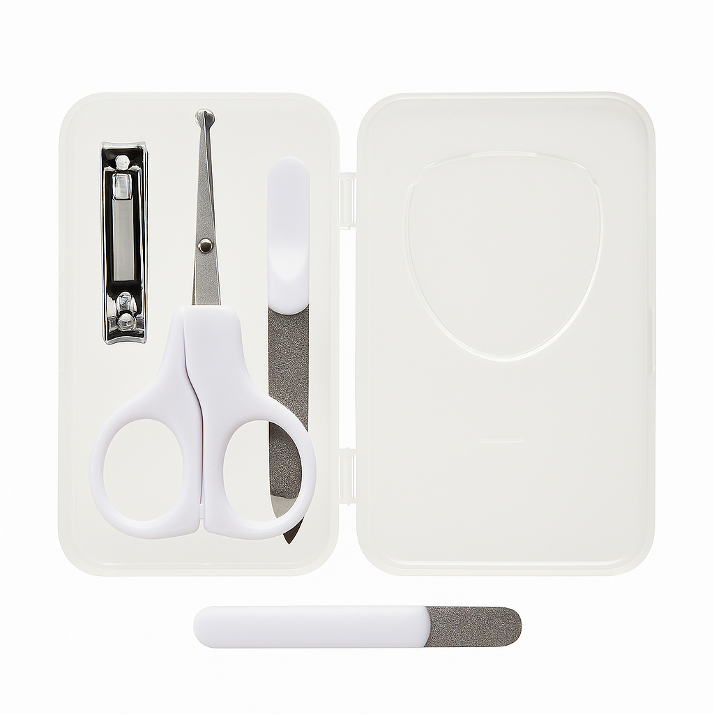 Kit Manicure Baby, Buba, Branco.