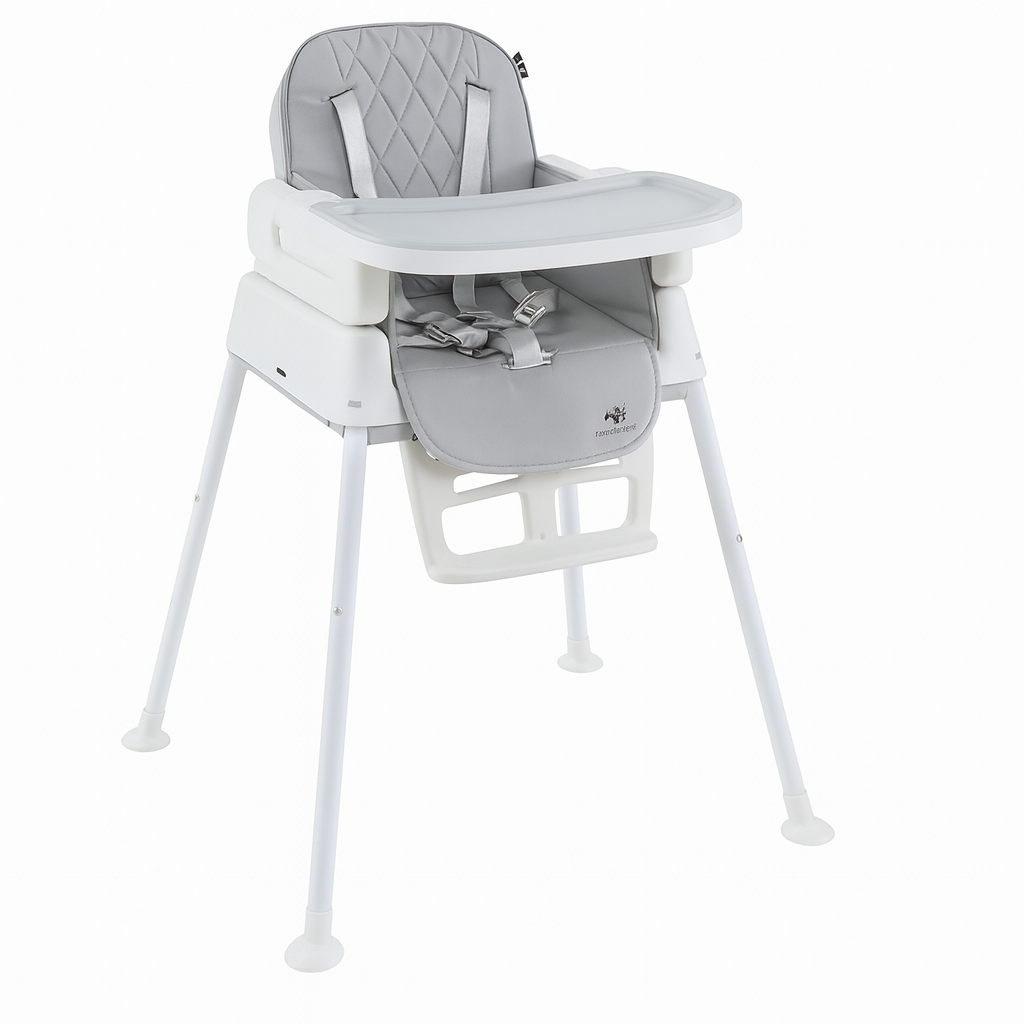 Cadeira De Alimentação Infantil 3 em 1 Harmony Maxi Baby (Cinza).