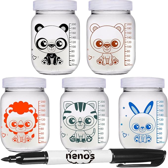 10 Potes Armazenar Leite Materno ou Papinha com Graduação. (KAWAII-267).